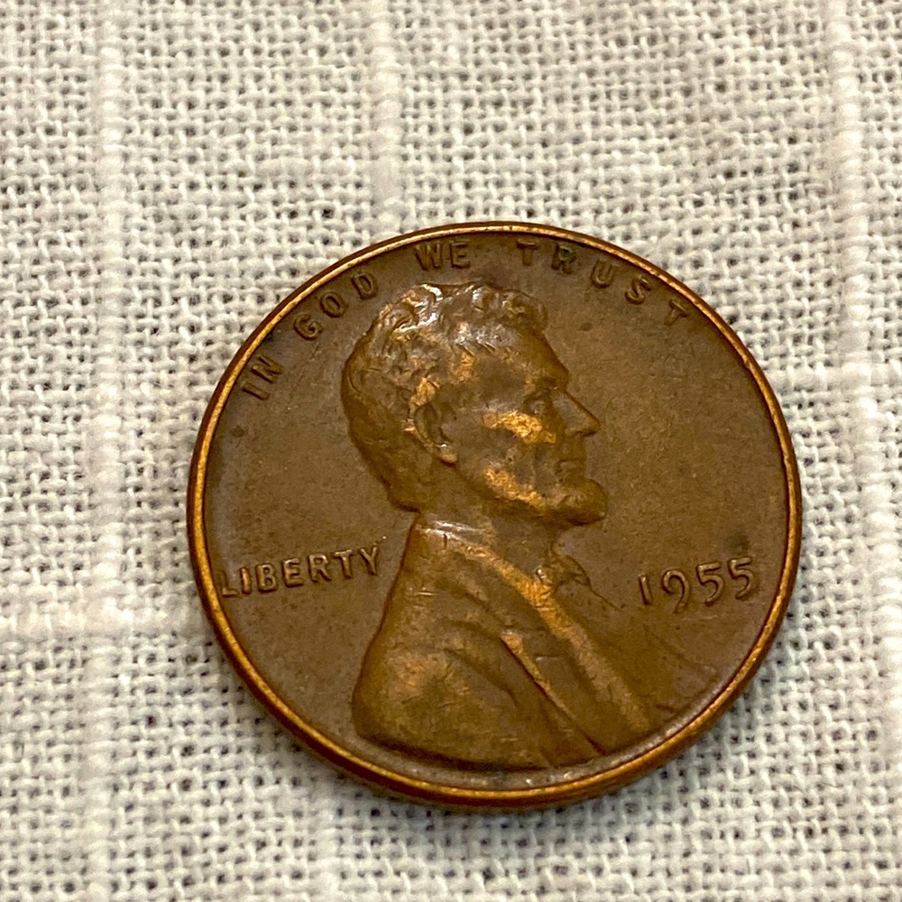 Vintage 1955 Wheat Penny USA
